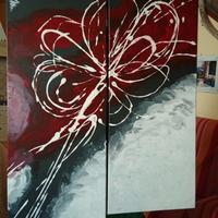 Quadri moderni astratti (duo) #idearegalo