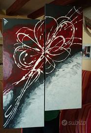 Quadri moderni astratti (duo) #idearegalo