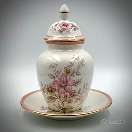 Zuccheriera flower fanè Vintage handpaint Paris