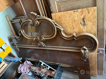 Letto matrimoniale e armadio