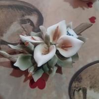 4 composizioni fiori capodimonte 