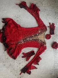 Body gara pattinaggio tg. 10 anni