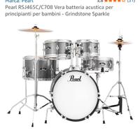 Batteria acustica per bambini usata