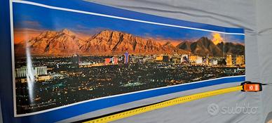 Stampa Las Vegas in tubo 86x22 cm