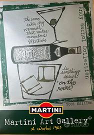 Poster vintage WARHOL ANDY MARTINI VERMOUTH