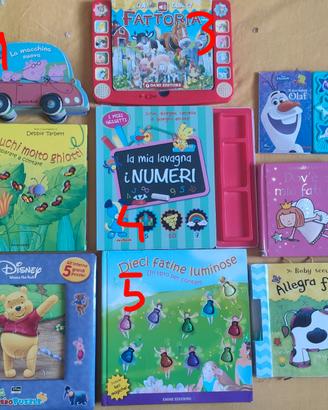 Lotto libri per bambini 0-7 anni