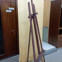 Cavalletto grande per pittura in legno