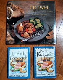 3 libri di CUCINA IRLANDESE illustrati, come nuovi