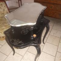 tavolino a due piani epoca liberty