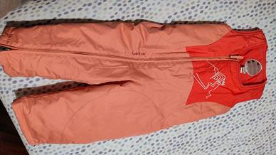 Tuta sci bimba 3 anni