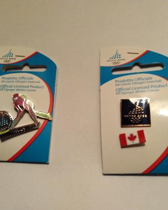 Pin ufficiali Giochi Olimpici Torino 2006