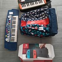 Nintendo switch - pianole - zaino scuola 