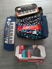 Nintendo switch - pianole - zaino scuola 