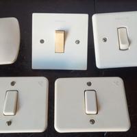 Interuttori Luce casa singoli vintage