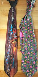 Cravatta Leonard e cravatta estrosa sassofono.