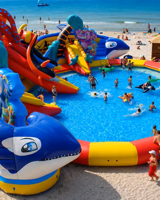 Giochi Acquatici Gonfiabili per Villaggi Turistici