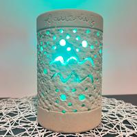Lampada con incisione segno zodiacale Acquario