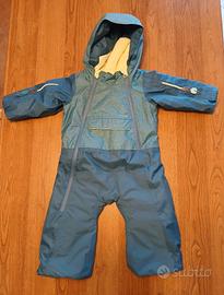 Tuta sci baby 900 WARM turchese 12-18 mesi