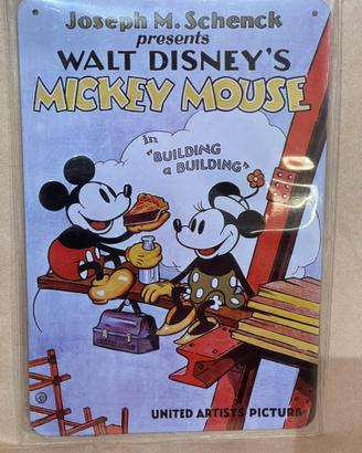 Placca di Mickey Mouse