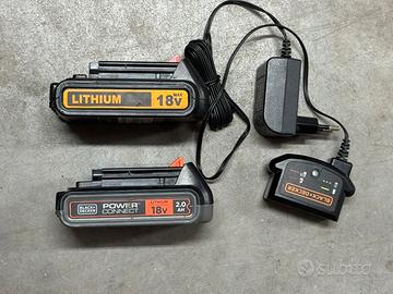 Batterie al lithium 18 v 2.0 AH  black e decker
