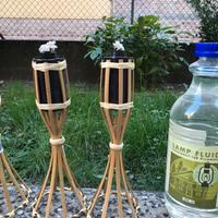 Torce giardino in bamboo