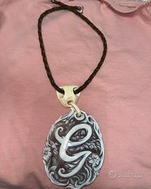 Collana con ciondolo iniziale G