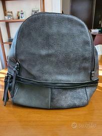 SPLENDIDO ZAINETTO VERA PELLE COLORE GRIGIO