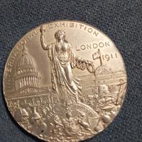 Medaglia esposizione internazionale Londra 1911