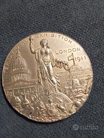 Medaglia esposizione internazionale Londra 1911