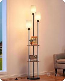 Lampada da Terra per Soggiorno, 3 Luci LED