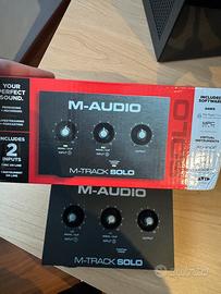 Scheda Audio M Audio Track Solo XLR usb