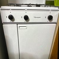 Mobilfornello Bompani a 3 fuochi
