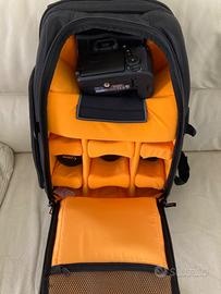 Canon 70d + obiettivi vari + zaino + faretto