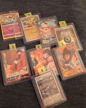 lotto carte da collezione Pokemon 