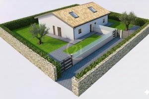Villa accorpata in costruzione + spazio esterno
