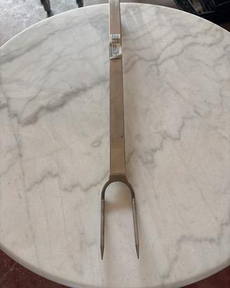 Forchettone a due denti inox