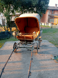 Carrozza calesse per cavallo