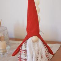 Gnomo in stoffa portafortuna. Per Natale