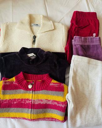 Set Abbigliamento autunno/inverno Bimba (1-2 Anni)