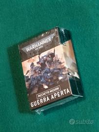 Carte Missione Wh40k "Guerra Aperta", sigillate