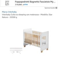 Culla co-sleeping interbaby