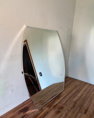 Specchio da parete con cornice in alluminio