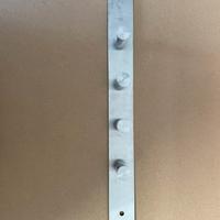 Appendiabiti Muro Alluminio