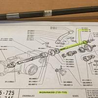 Albero frizione per motocoltivatore BCS 725 e 735