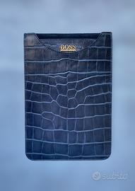 Hugo Boss Custodia/organizer Tablet in pelle