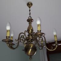 lampadario in ottone 