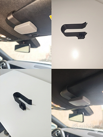 Porta Telepass Parasole Auto - Clip Aggancio Rapid