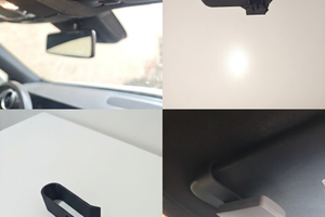 Porta Telepass Parasole Auto - Clip Aggancio Rapid