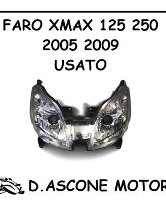 FARO ANTERIORE XMAX 125 250 2005 2009 USATO