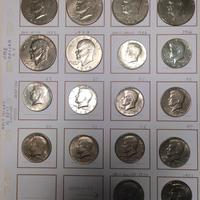 Lotto 18 Monete USA con 4 pezzi in ARGENTO. 